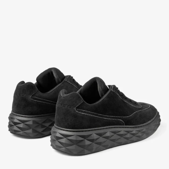 Diamond Maxi Retro M svarta sneakers i sammet och mocka Diamond Maxi Retro M svarta sneakers i sammet och mocka