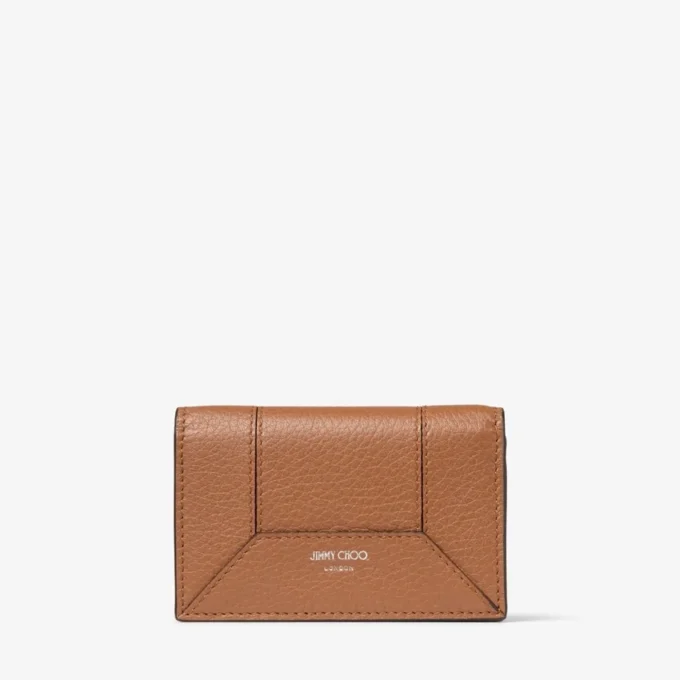 Diamond Nello M Tan Coin Purse i kornigt kalvskinn Diamond Nello M Tan Coin Purse i kornigt kalvskinn