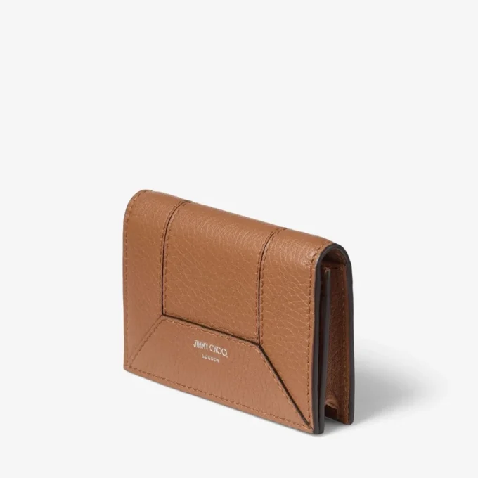 Diamond Nello M Tan Coin Purse i kornigt kalvskinn Diamond Nello M Tan Coin Purse i kornigt kalvskinn