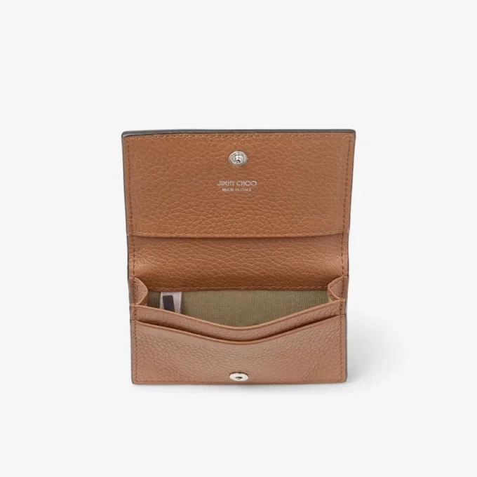 Diamond Nello M Tan Coin Purse i kornigt kalvskinn Diamond Nello M Tan Coin Purse i kornigt kalvskinn