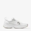 Diamond Run F Vita sneakers i stickad jacquardblandning Diamond Run F Vita sneakers i stickad jacquardblandning