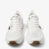 Diamond Run F Vita sneakers i stickad jacquardblandning Diamond Run F Vita sneakers i stickad jacquardblandning