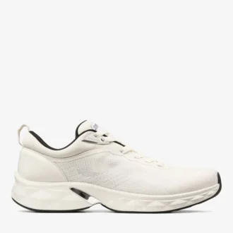 Diamond Run M Latte och svarta sneakers i jacquardstickat
