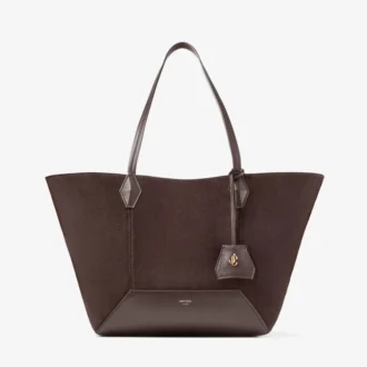 Diamond Tote Medium kaffefärgad mockaväska