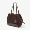 Diamond Tote Medium kaffefärgad mockaväska