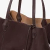 Diamond Tote Medium kaffefärgad mockaväska