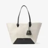 Diamond Tote Medium naturfärgad shearling-väska Diamond Tote Medium naturfärgad shearling-väska