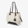Diamond Tote Medium naturfärgad shearling-väska Diamond Tote Medium naturfärgad shearling-väska