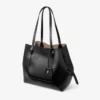 Diamond Tote Medium Svart kalvskinnsväska Diamond Tote Medium Svart kalvskinnsväska