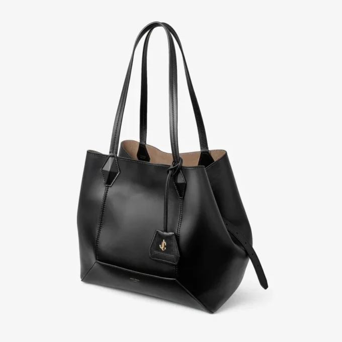 Diamond Tote Medium Svart kalvskinnsväska Diamond Tote Medium Svart kalvskinnsväska