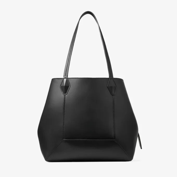 Diamond Tote Medium Svart kalvskinnsväska Diamond Tote Medium Svart kalvskinnsväska