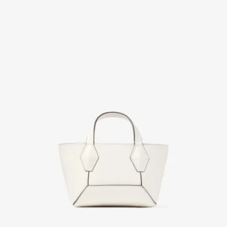 Diamond Tote Mini Latte läderminiväska
