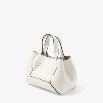 Diamond Tote Mini Latte läderminiväska