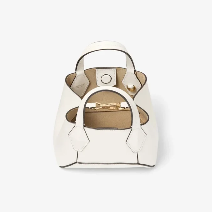Diamond Tote Mini Latte läderminiväska Diamond Tote Mini Latte läderminiväska