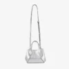 Diamond Tote Mini Silver Vintage Metallic Leather Mini Bag Diamond Tote Mini Silver Vintage Metallic Leather Mini Bag