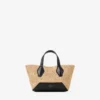 Diamond Tote Mini – väska i naturlig raffia Diamond Tote Mini – väska i naturlig raffia