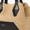 Diamond Tote Mini – väska i naturlig raffia Diamond Tote Mini – väska i naturlig raffia