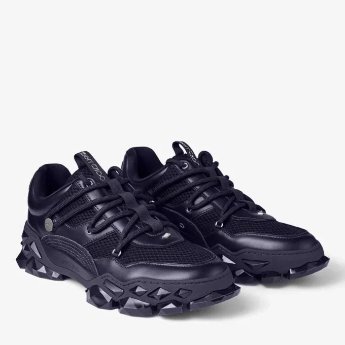 Diamond X M Midnight sneakers i läder och mesh Diamond X M Midnight sneakers i läder och mesh