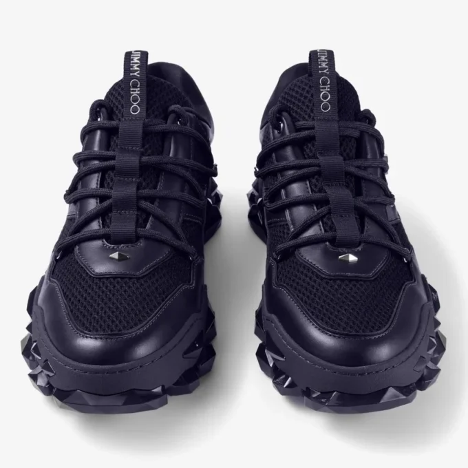 Diamond X M Midnight sneakers i läder och mesh Diamond X M Midnight sneakers i läder och mesh