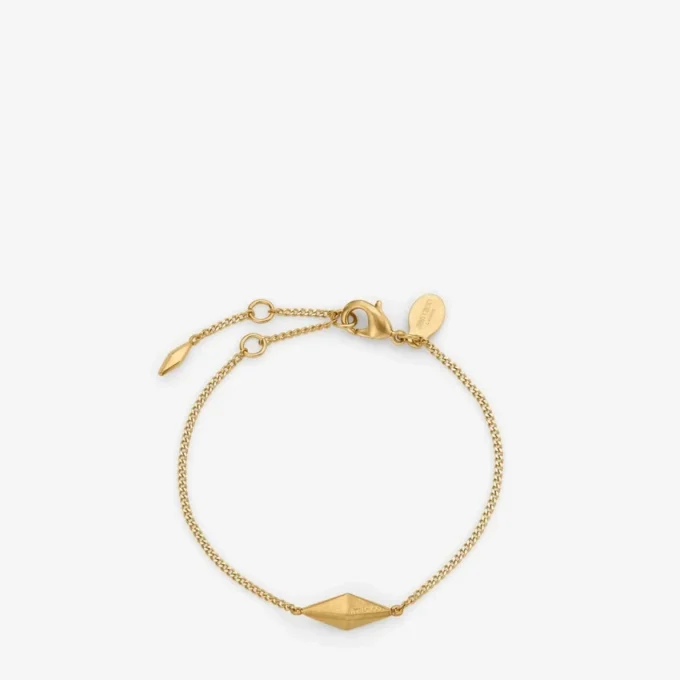 Diamondarmband i guldfinish Armband med fin kedja Diamondarmband i guldfinish Armband med fin kedja