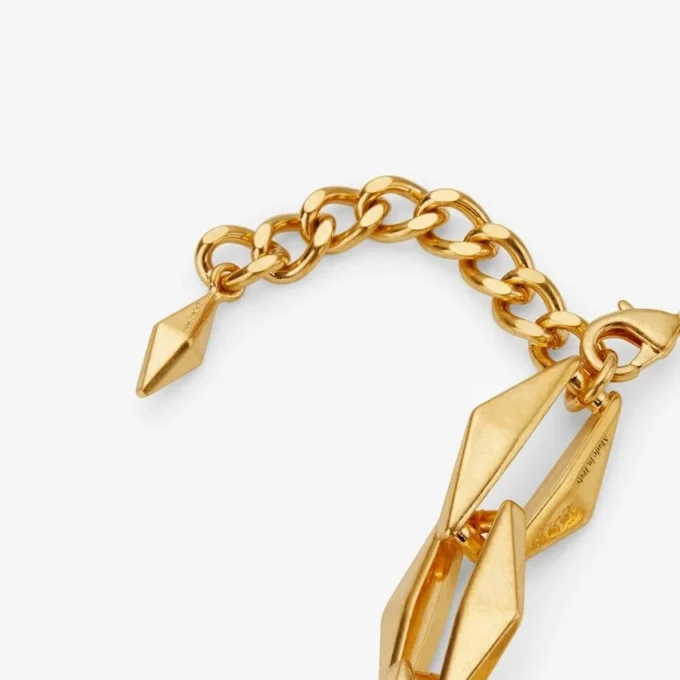 Diamondkedja Halsband Guldfinish Diamondkedja Halsband Diamondkedja Halsband Guldfinish Diamondkedja Halsband