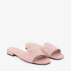 Dina Flat Rose Flata skor i strutsläder