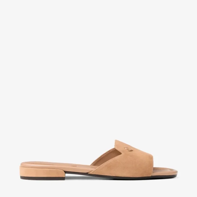 Dina Flat Toffee Suede Flats Dina Flat Toffee Suede Flats