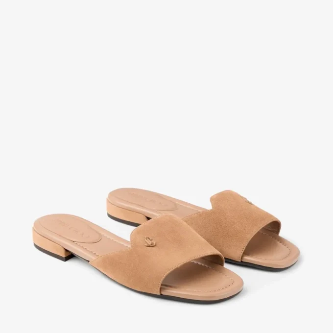 Dina Flat Toffee Suede Flats Dina Flat Toffee Suede Flats