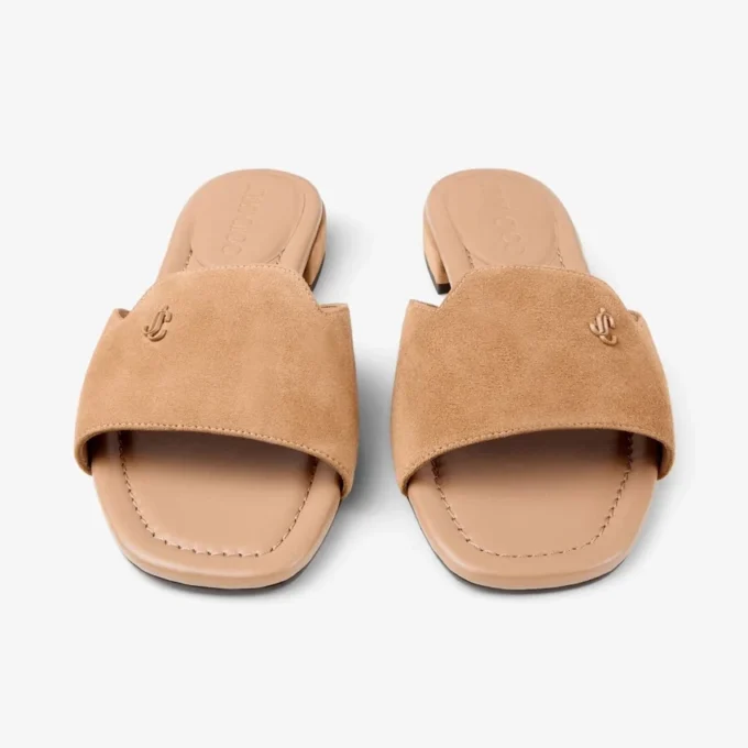 Dina Flat Toffee Suede Flats Dina Flat Toffee Suede Flats