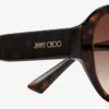 Eira Brown Havana Aviator-solglasögon