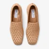 Eliot Slipper 45 F tofféfärgade mockaslippers med öljetter