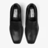 Eliot Slipper 45 Herrtofflor i svart vintage-läder Eliot Slipper 45 Herrtofflor i svart vintage-läder