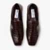 Eliot Slipper Herrtofflor i Sambuco-läder med krokodilprägling Eliot Slipper Herrtofflor i Sambuco-läder med krokodilprägling