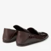 Eliot Slipper Herrtofflor i Sambuco-läder med krokodilprägling Eliot Slipper Herrtofflor i Sambuco-läder med krokodilprägling