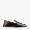 Eliot Slipper Sambuco tofflor i läder med krokodilprägling Eliot Slipper Sambuco tofflor i läder med krokodilprägling