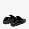 Eliot Slipper Svarta tofflor i vintage-läder