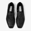 Eliot Slipper Svarta tofflor i vävt läder Eliot Slipper Svarta tofflor i vävt läder
