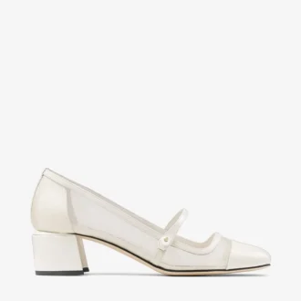 Elisa 45 Latte pumps i lack och mesh