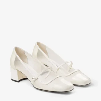 Elisa 45 Latte pumps i lack och mesh