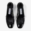 Elisa 45 svarta pumps i lack och mesh