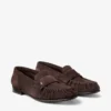 Ellis Loafer F Loafers i chokladbrunt mocka