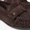Ellis Loafer F Loafers i chokladbrunt mocka