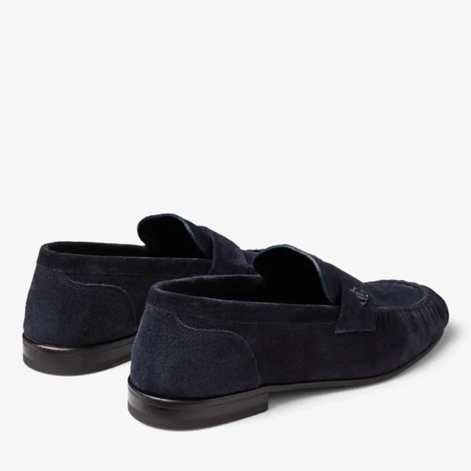 Ellis Loafer M Loafers i midnattsfärgat sammet och mocka Ellis Loafer M Loafers i midnattsfärgat sammet och mocka