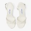 Elsy 70 Latte Nappa Leather Crossover Slingback