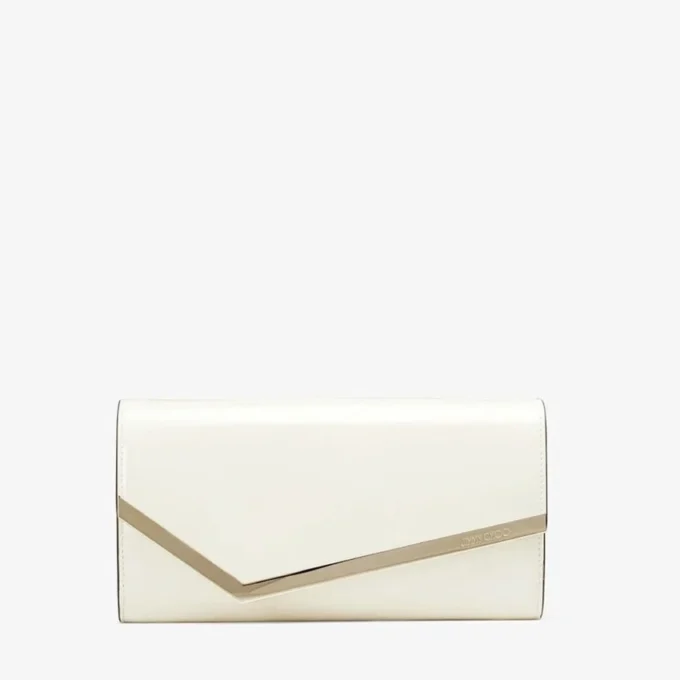 Emmie Latte-clutch i lackläder Emmie Latte-clutch i lackläder