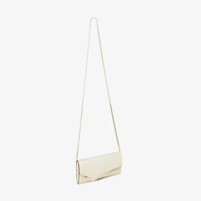 Emmie Latte-clutch i lackläder Emmie Latte-clutch i lackläder