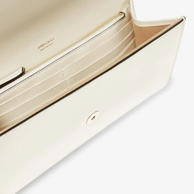 Emmie Latte-clutch i lackläder Emmie Latte-clutch i lackläder