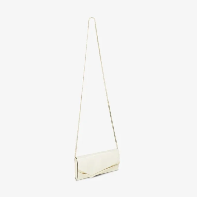 Emmie Latte-clutch i lackläder Emmie Latte-clutch i lackläder