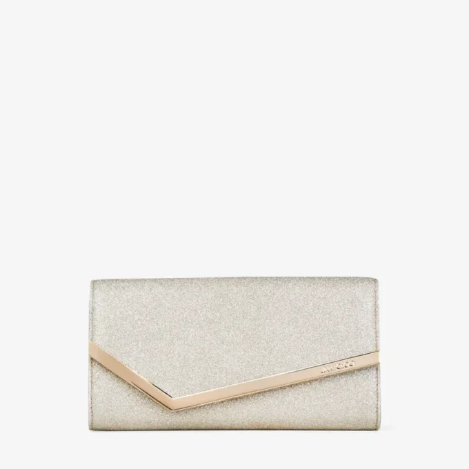 Emmie Platinum Ice Dusty Glitter-clutch Emmie Platinum Ice Dusty Glitter-clutch