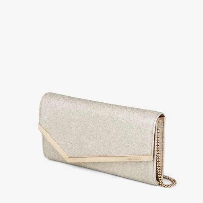 Emmie Platinum Ice Dusty Glitter-clutch Emmie Platinum Ice Dusty Glitter-clutch
